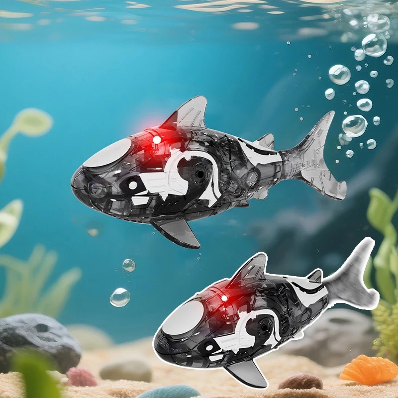 Electric Pet Shark Toy, Sensor - đánh giá và giá Aquarium Fish Shark