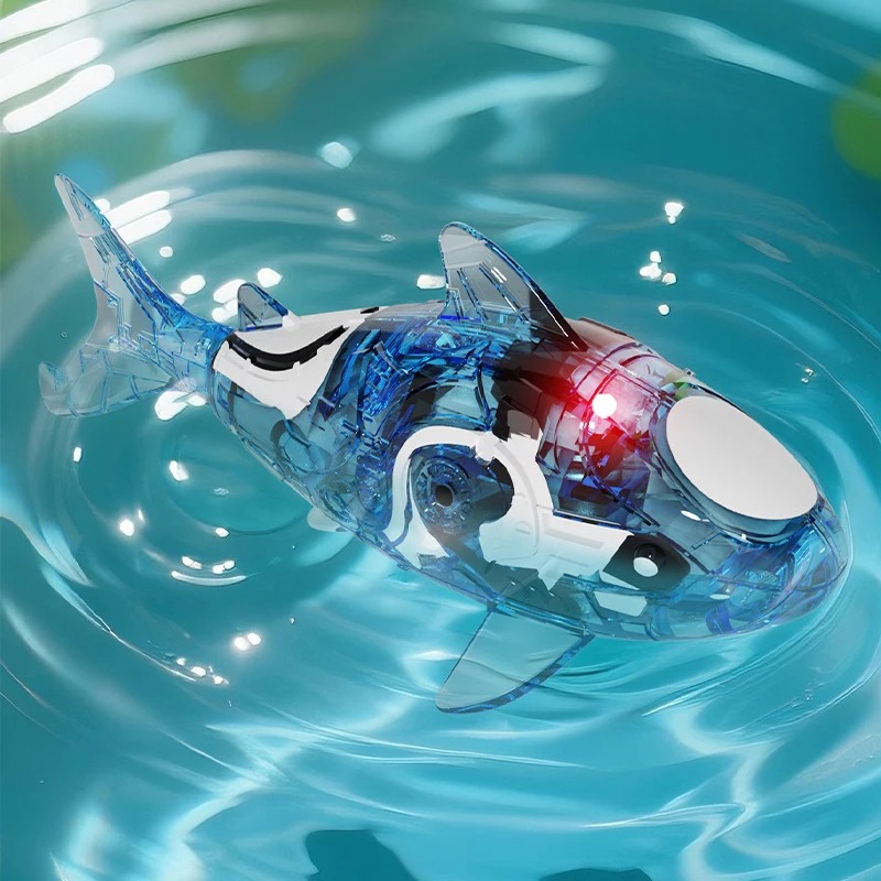 Electric Pet Shark Toy, Sensor - đánh giá và giá Aquarium Fish Shark